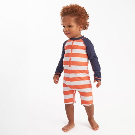 Toddler Boys UPF 50+ Stripe Rash Guard
