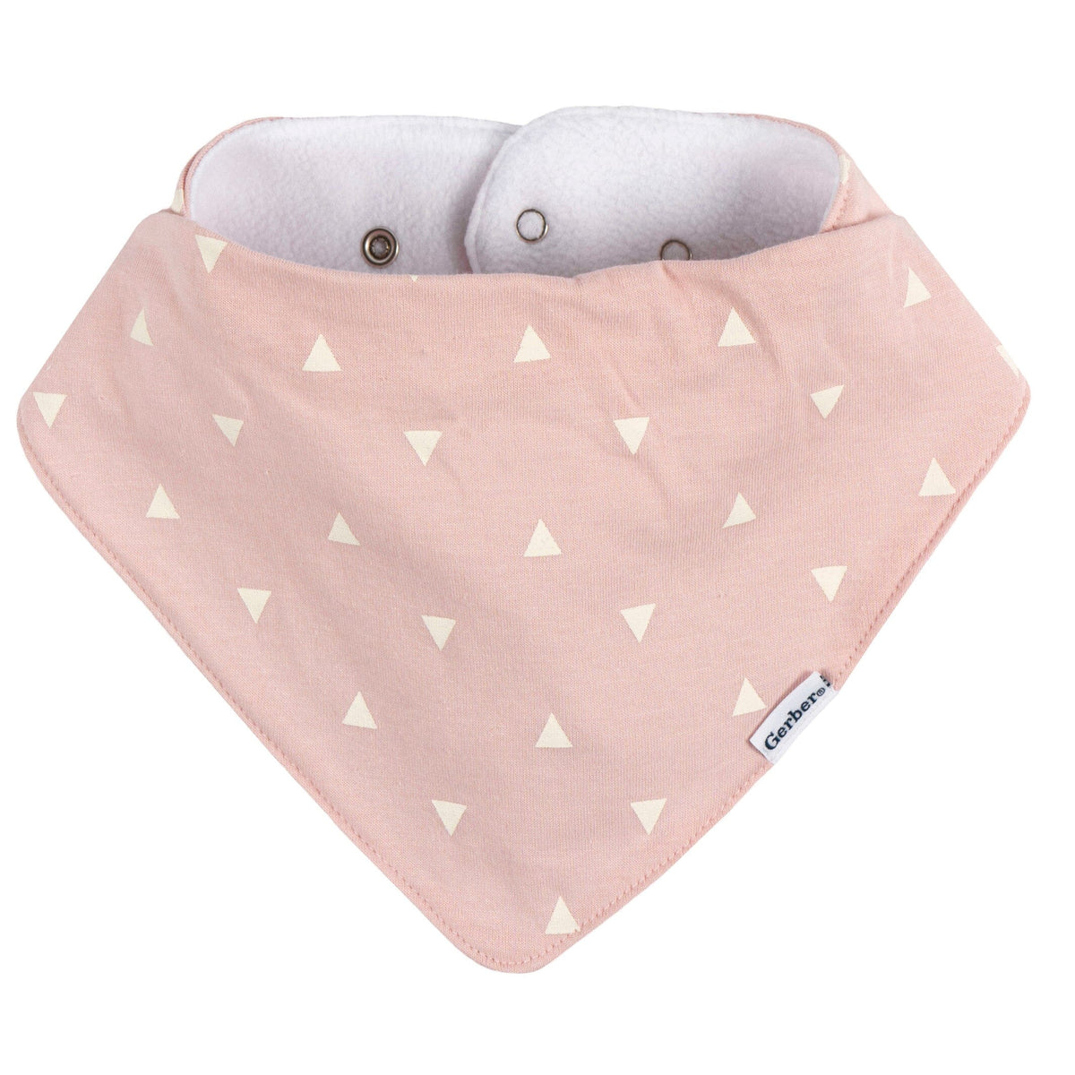 10-Pack Baby Girls Multi Pink Bandana Bib
