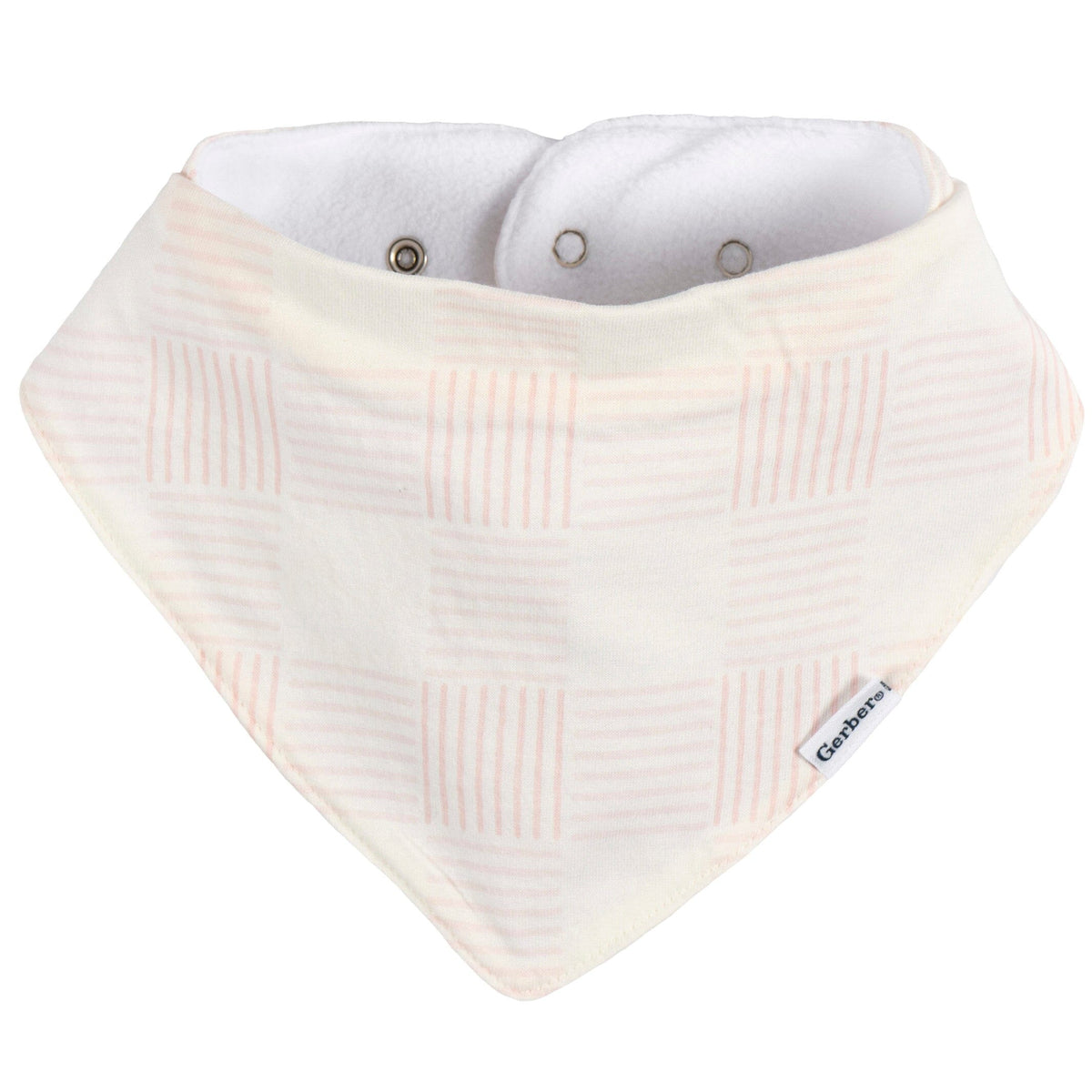 10-Pack Baby Girls Multi Pink Bandana Bib
