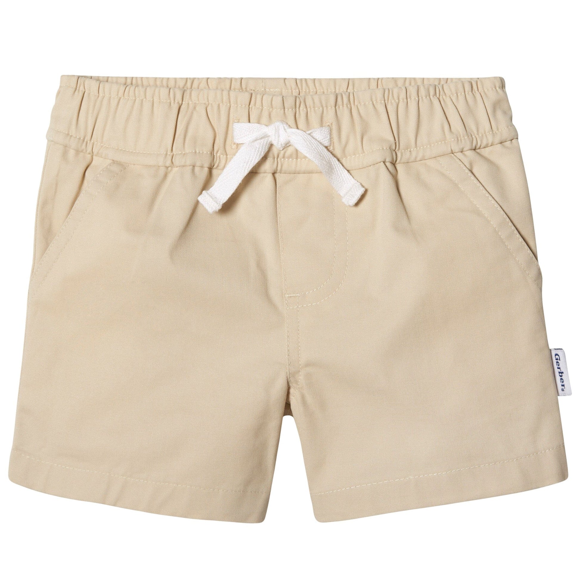 2-Pack Baby & Toddler Boys Navy Stripe/Khaki Shorts
