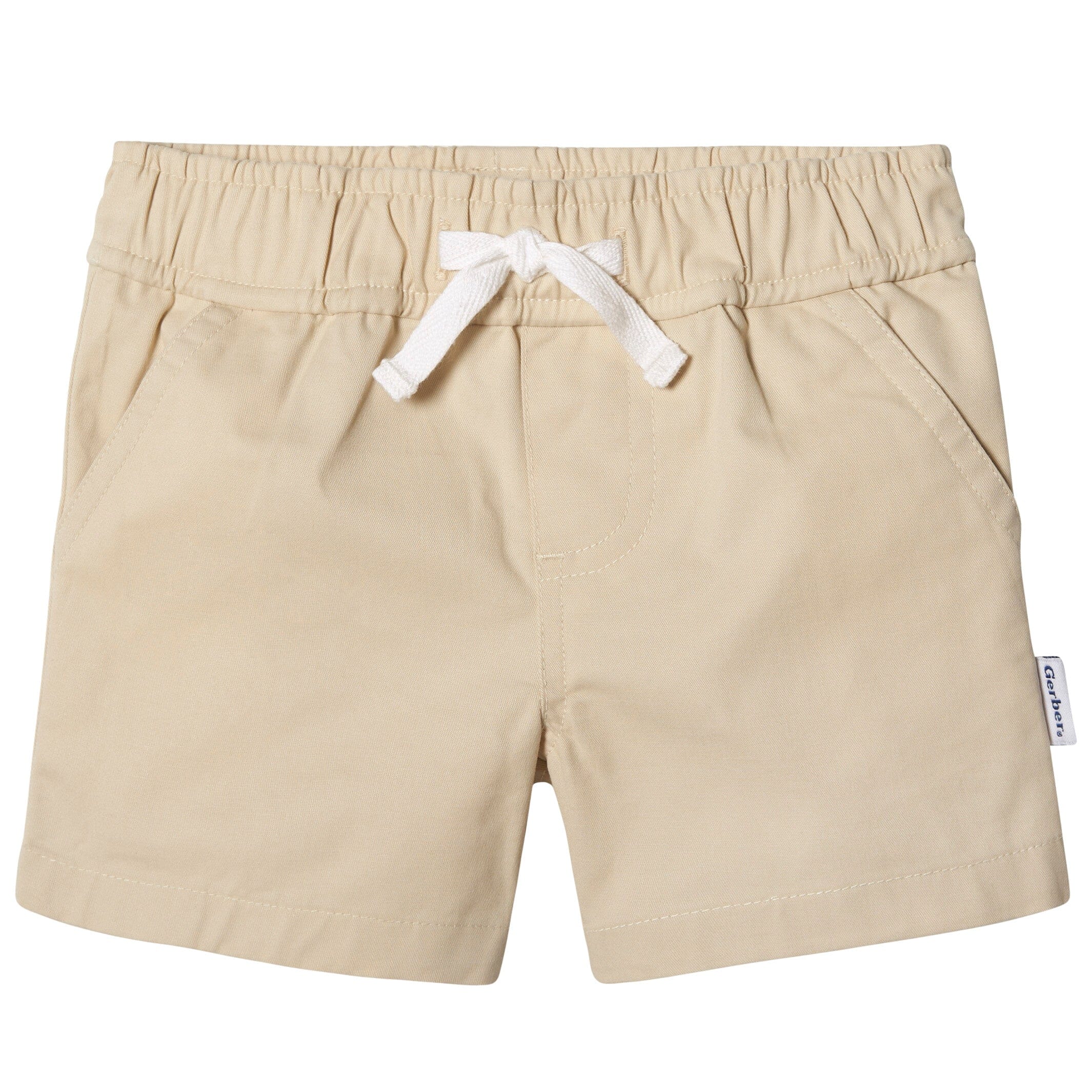 2-Pack Baby & Toddler Boys Navy Stripe/Khaki Shorts