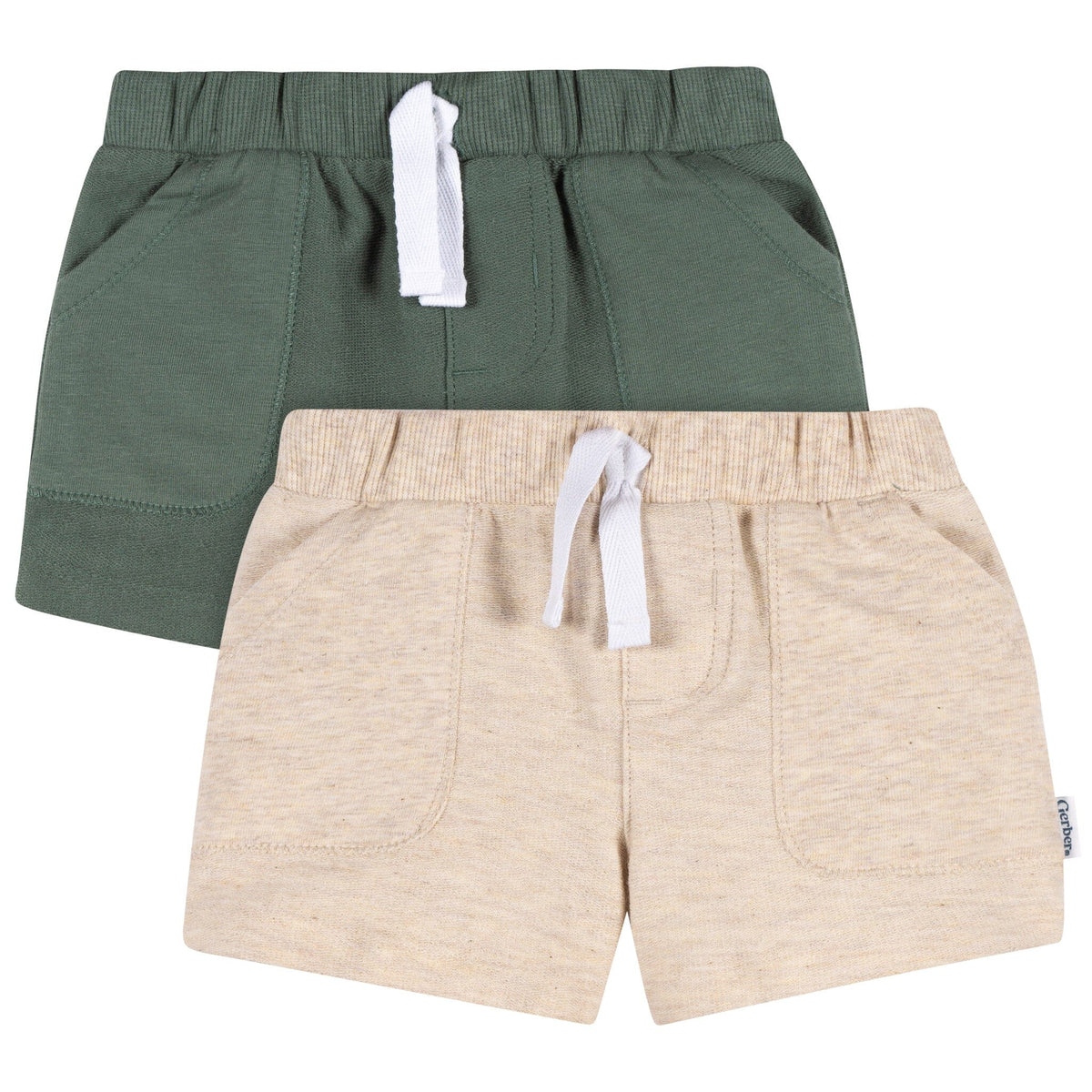 2-Pack Baby & Toddler Boys Blue & Gray Knit Shorts Pants & Bottoms Gerber® 