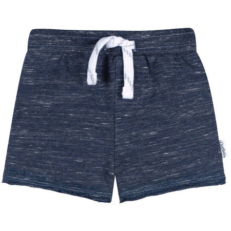 2-Pack Baby & Toddler Boys Blue Raw Edge Knit Shorts
