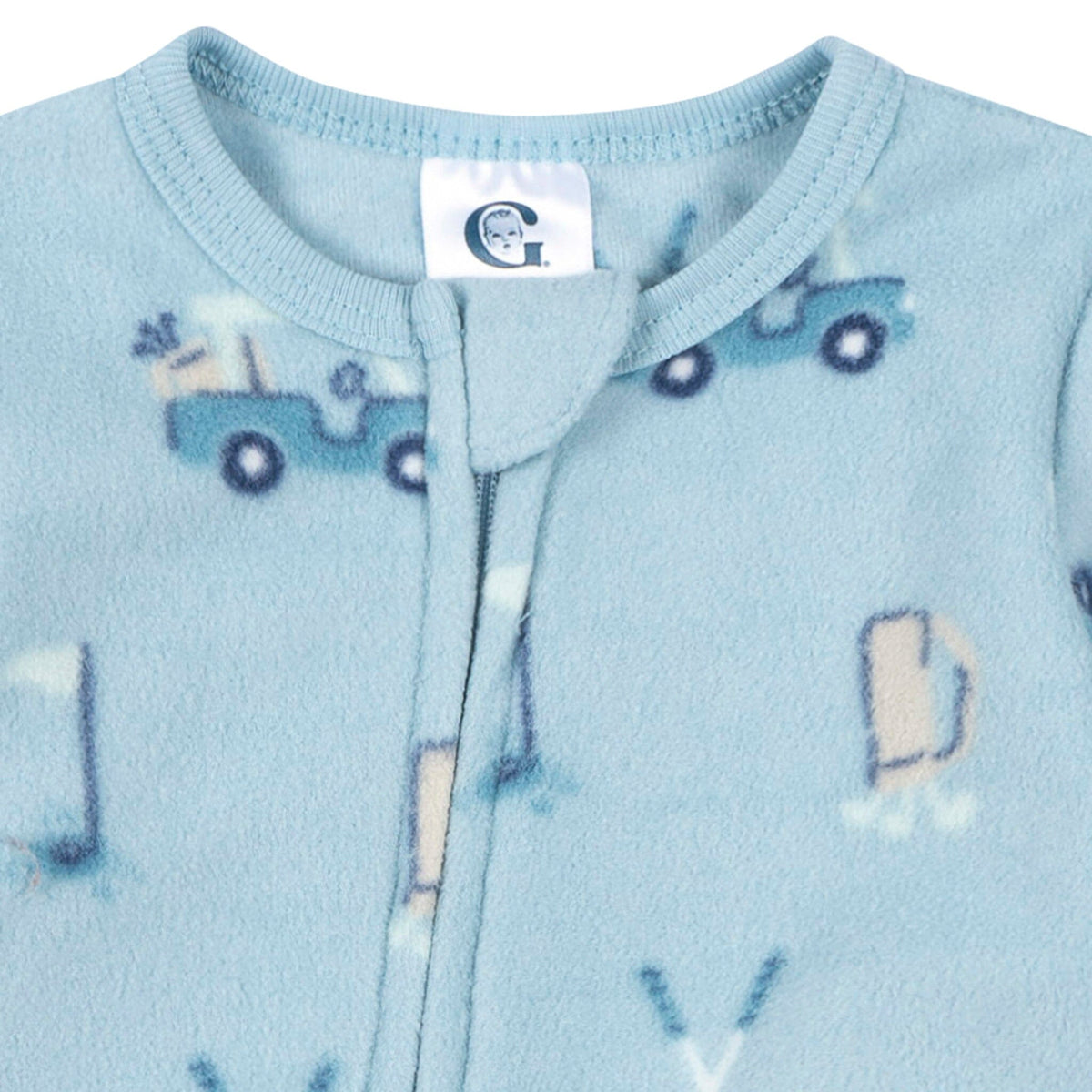 2-Pack Baby & Toddler Boys Golf Footed Fleece Pajamas Sleepwear Gerber® 