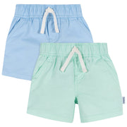 2-Pack Baby & Toddler Boys Green & Blue Shorts Pants & Bottoms Gerber® 
