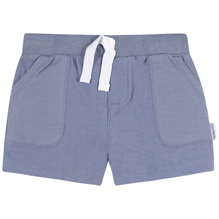 2-Pack Baby & Toddler Boys Blue & Grey Knit Shorts