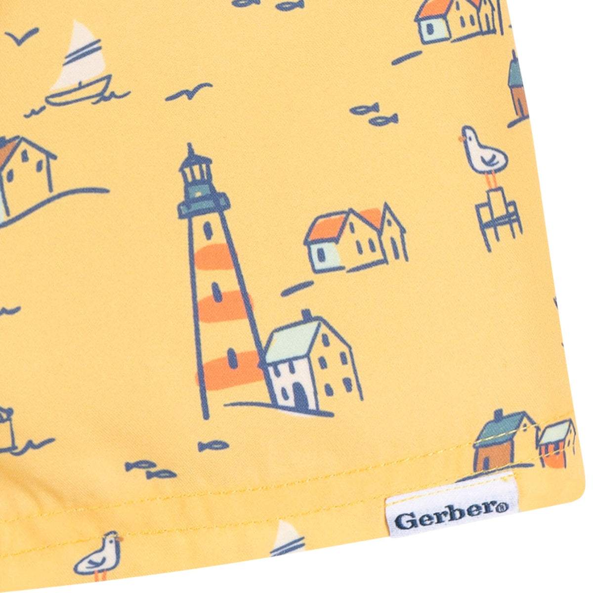 2-Pack Baby & Toddler Boys Lighthouse Swim Trunks Swimwear Gerber® 