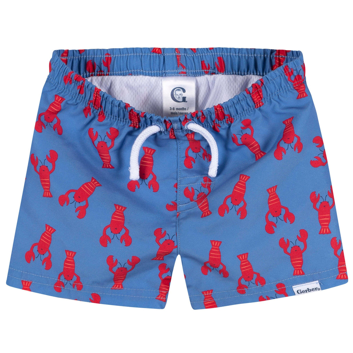 2-Pack Baby & Toddler Boys Lobsters Swim Trunks Swimwear Gerber® 