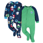 2-Pack Baby & Toddler Boys Mug Blanket Sleepers