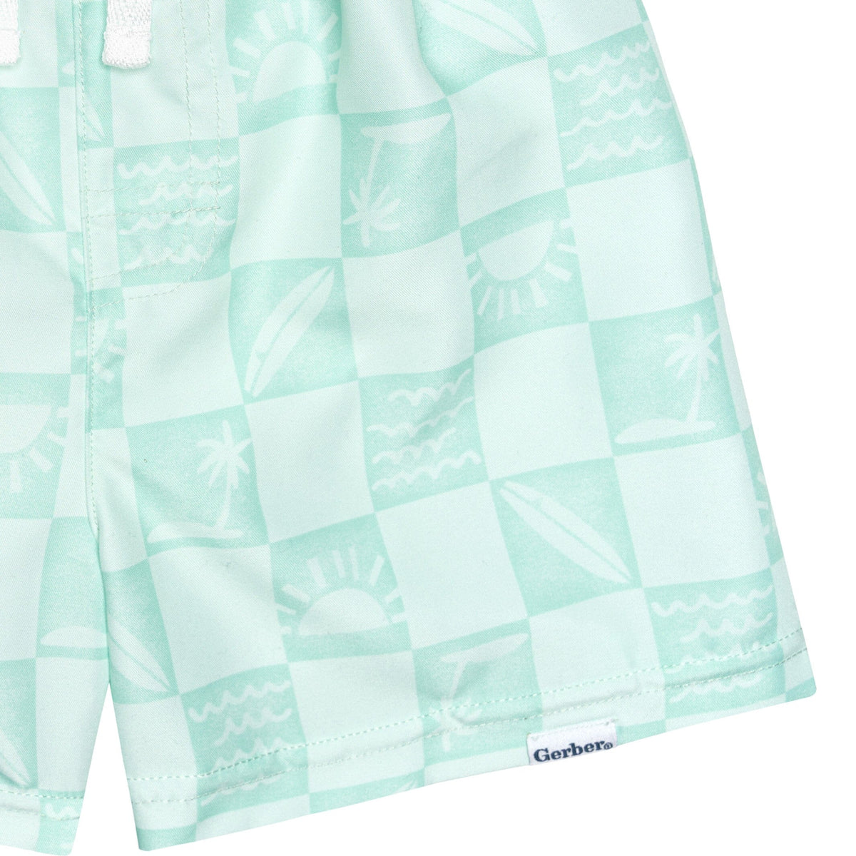 2-Pack Baby & Toddler Boys Surf Swim Trunks