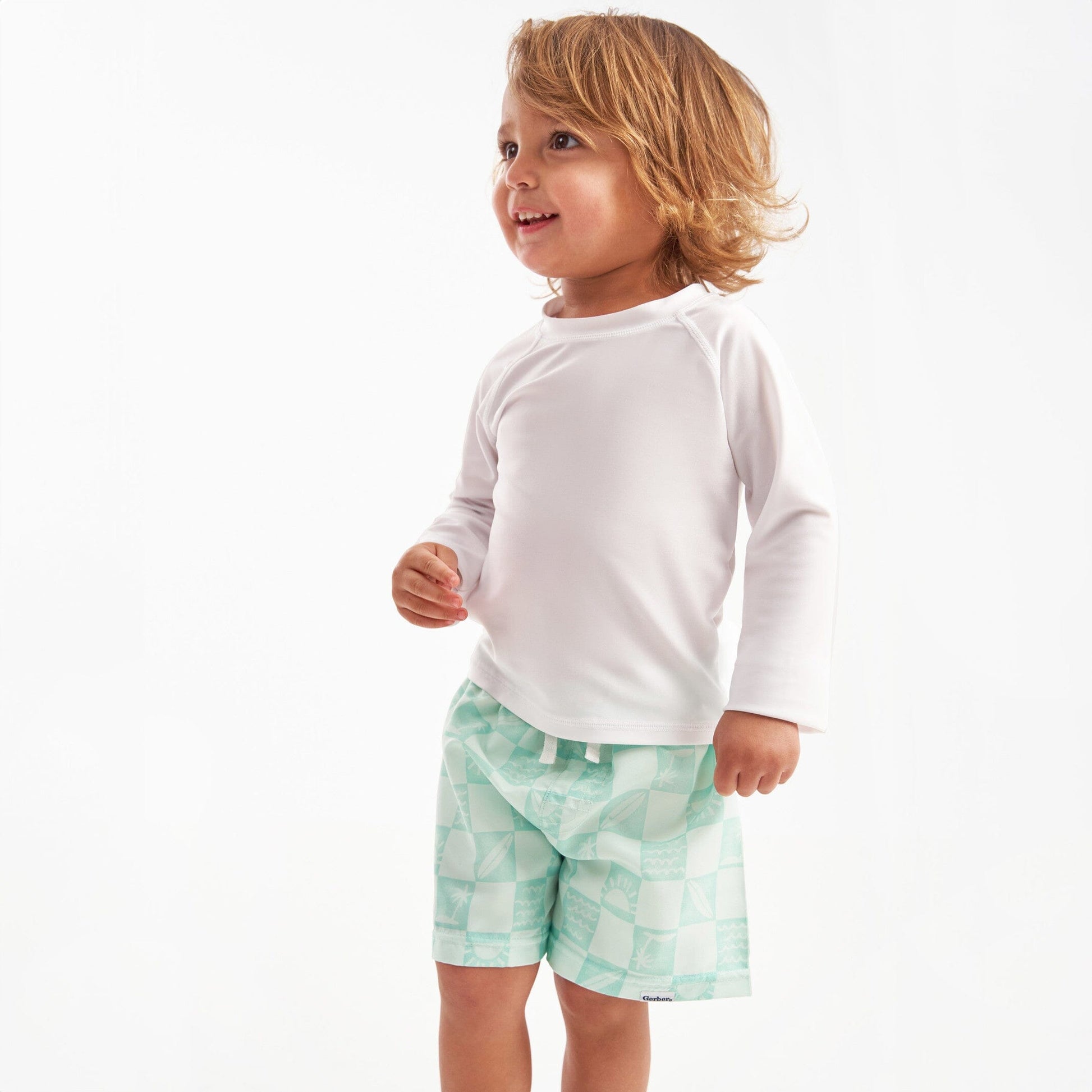2-Pack Baby & Toddler Boys Surf Swim Trunks
