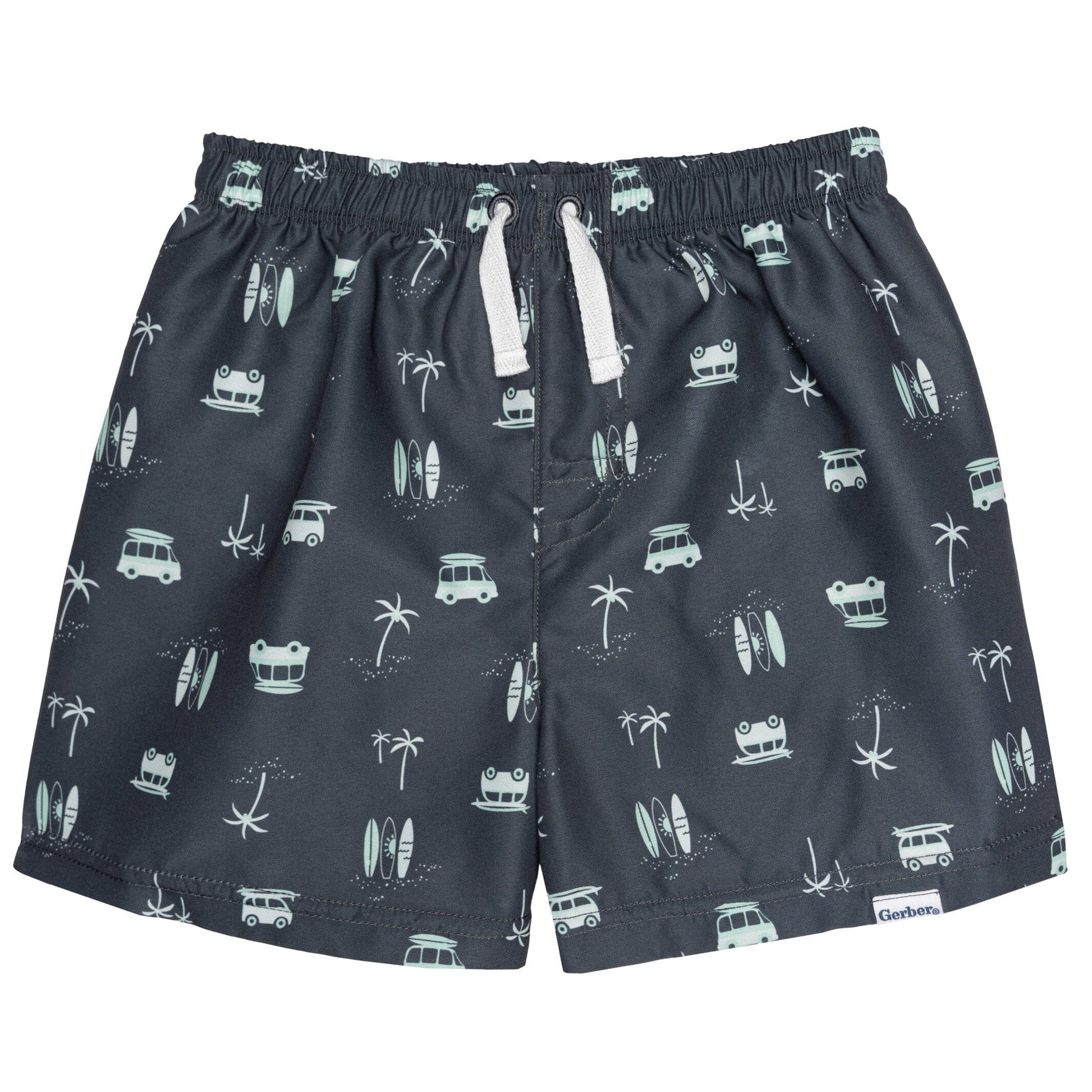 2-Pack Baby & Toddler Boys Surf Swim Trunks