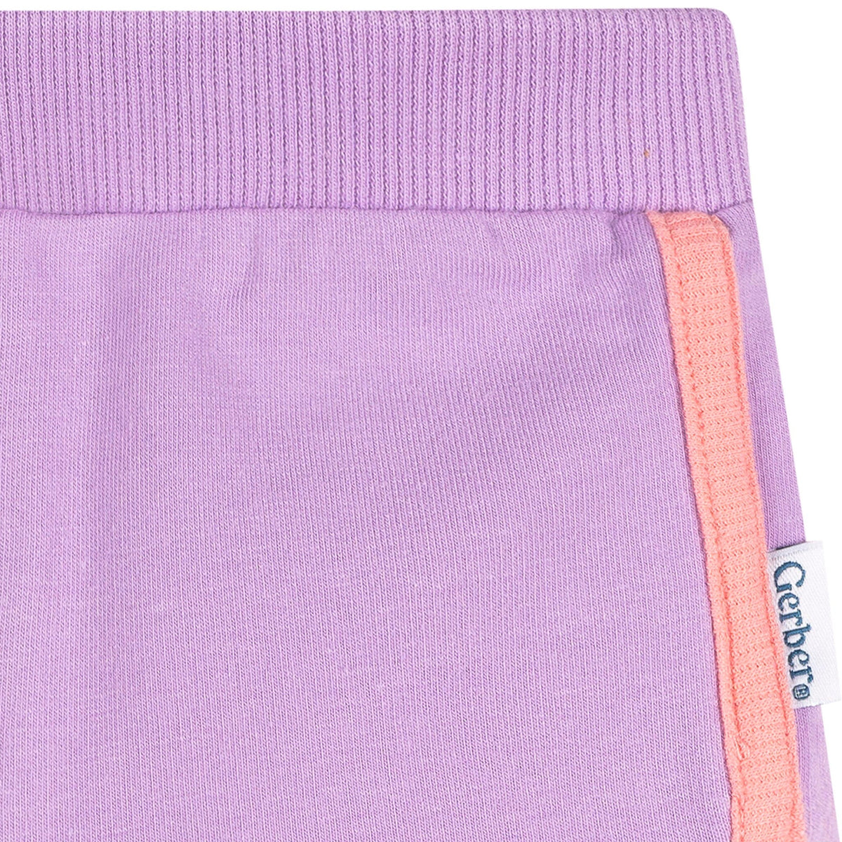 2-Pack Baby & Toddler Girls Aqua & Purple Knit Dolphin Shorts Pants & Bottoms Gerber® 