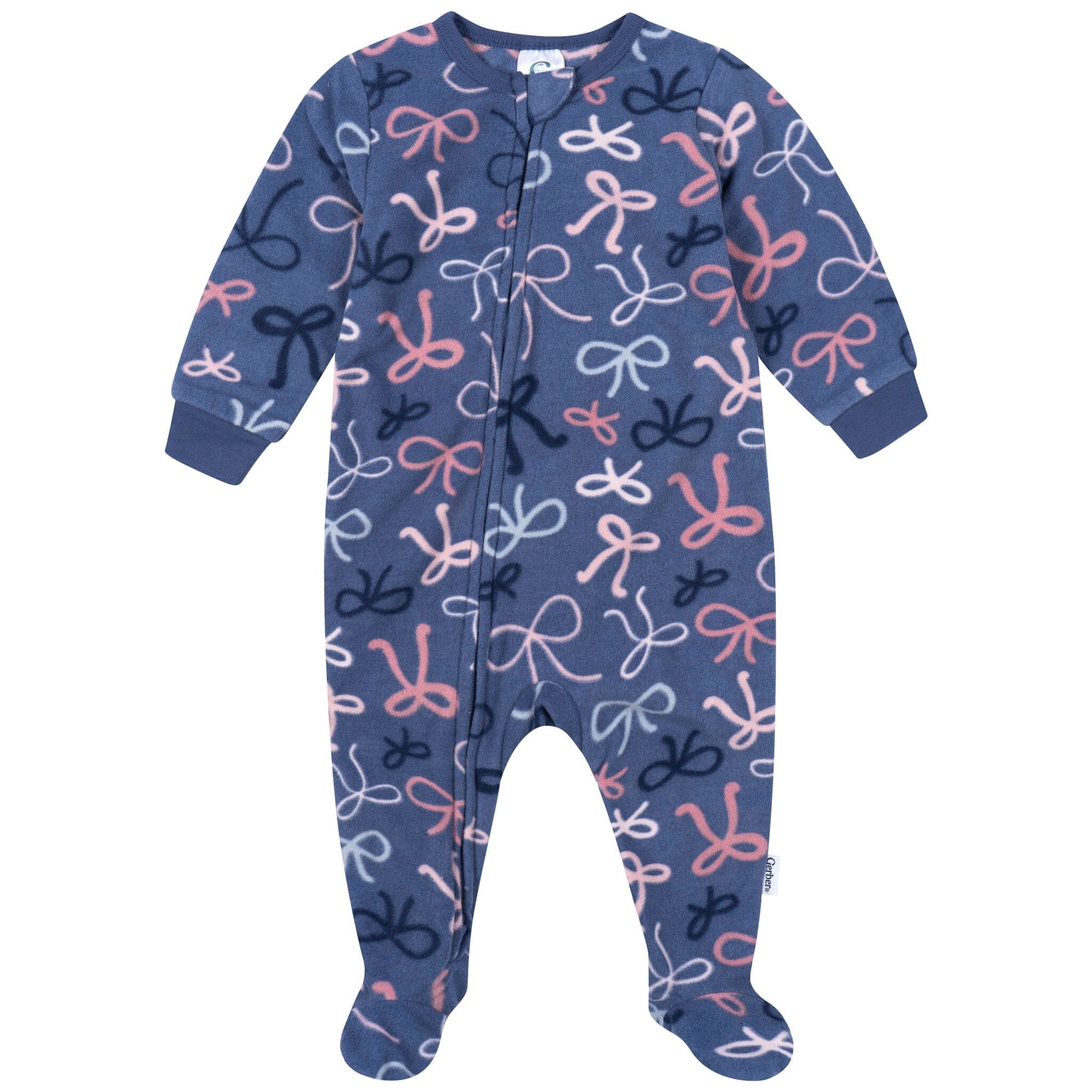 2-Pack Baby & Toddler Girls Cherries Footed Fleece Pajamas Sleepwear Gerber® 