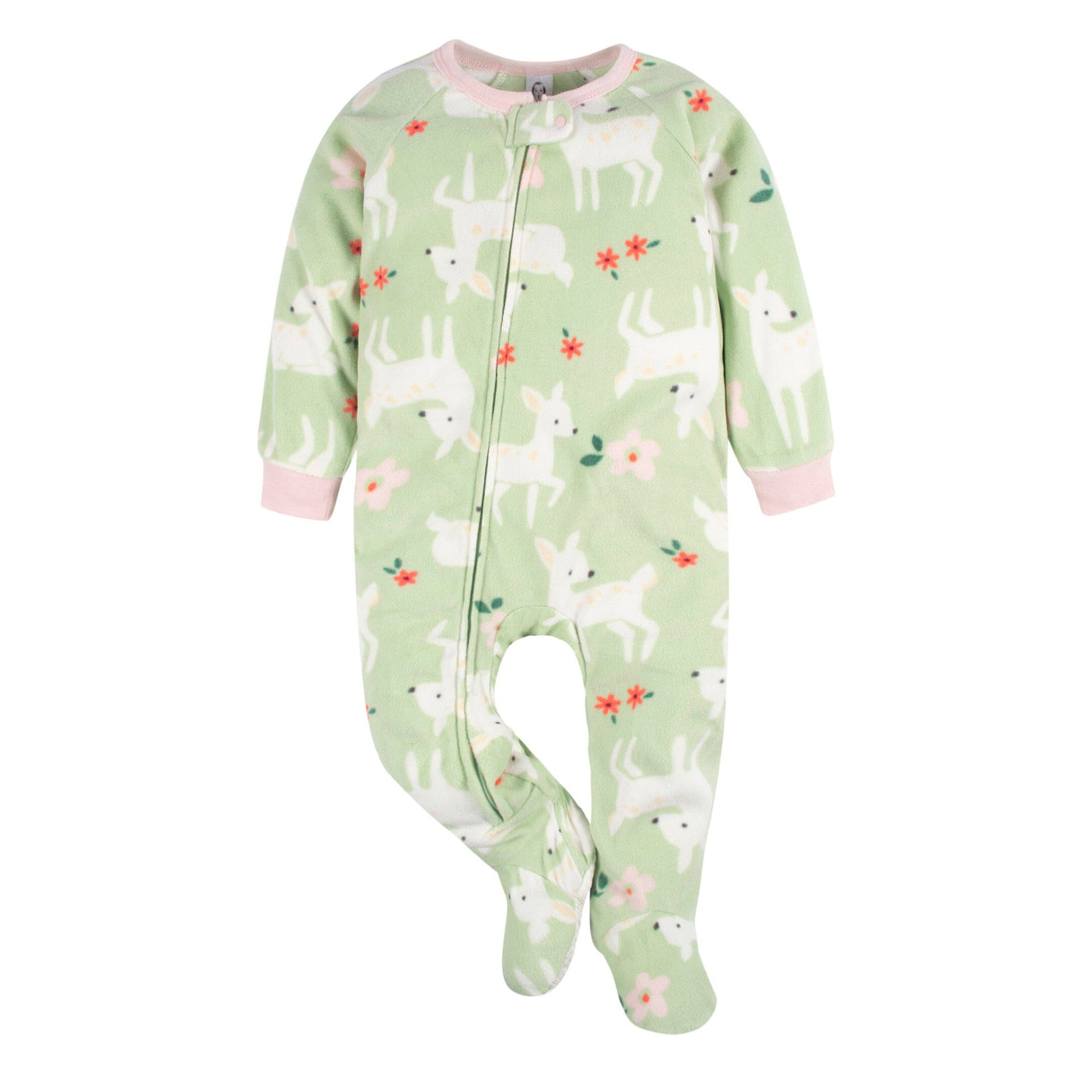 2-Pack Baby & Toddler Girls Deer Blanket Sleepers