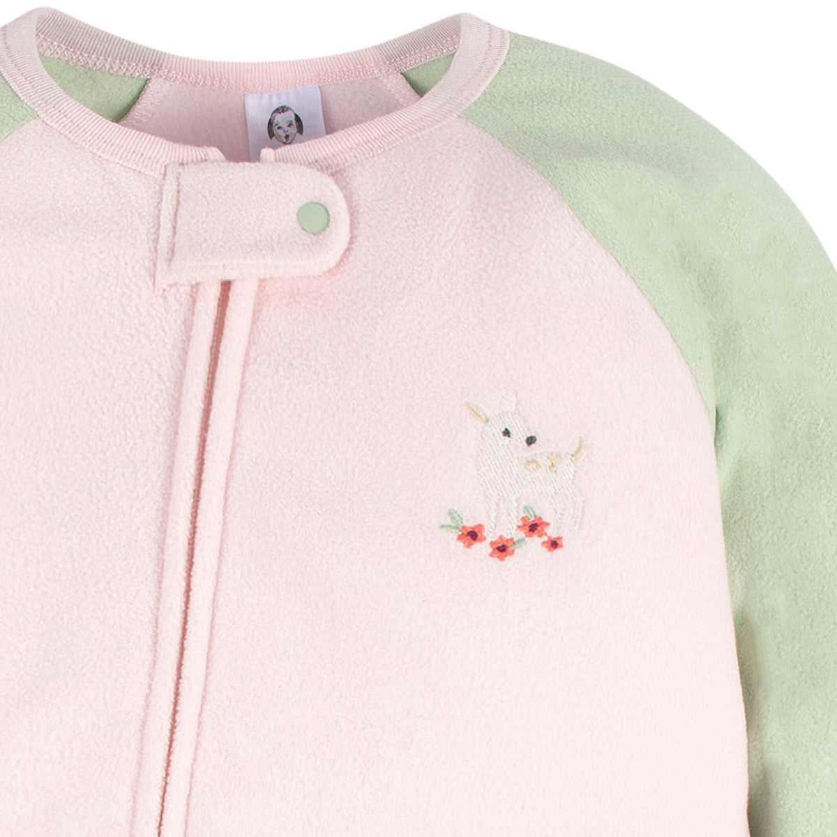 2-Pack Baby & Toddler Girls Deer Blanket Sleepers