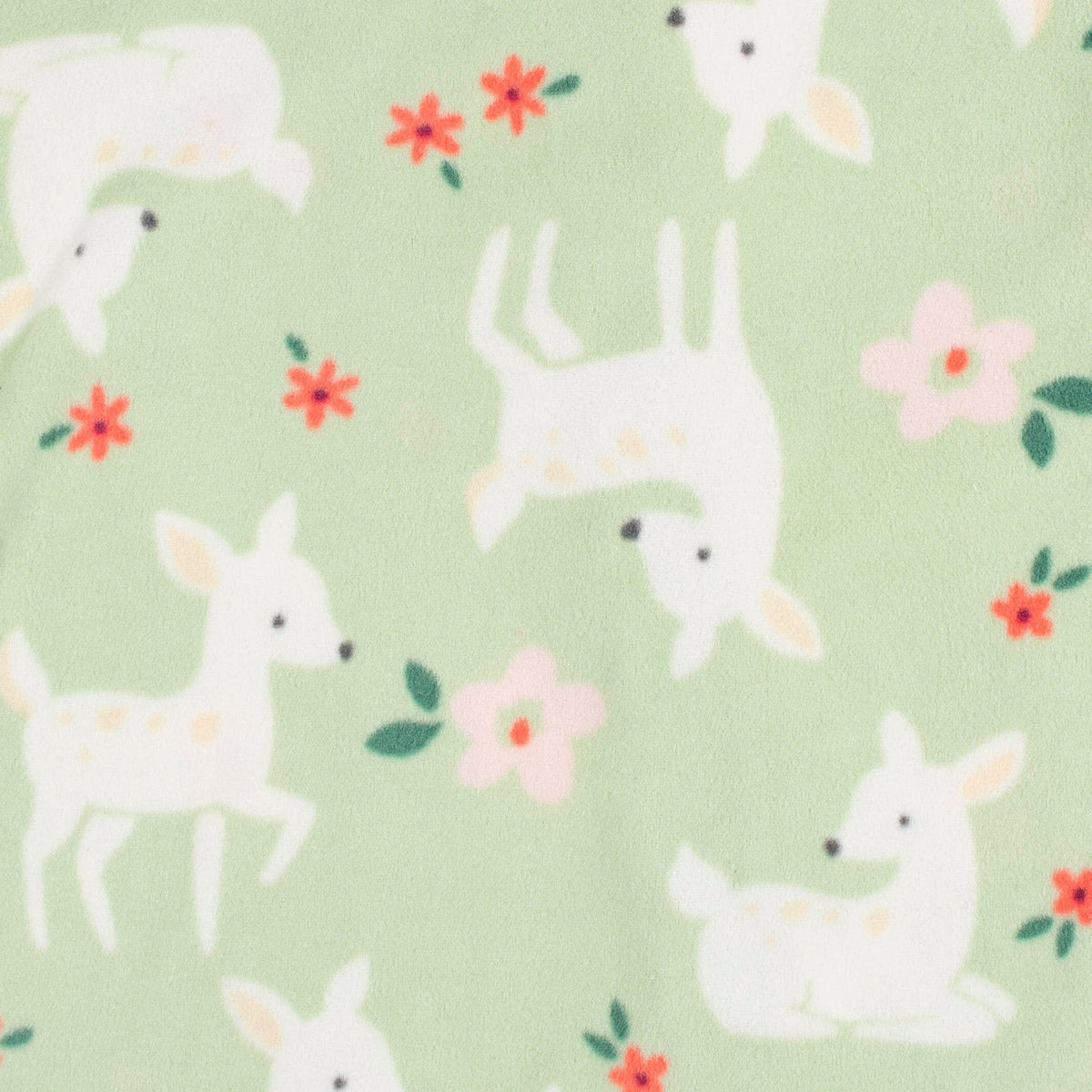 2-Pack Baby & Toddler Girls Deer Blanket Sleepers