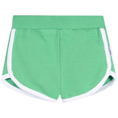 2-Pack Baby & Toddler Girls Green & Pink Knit Dolphin Shorts