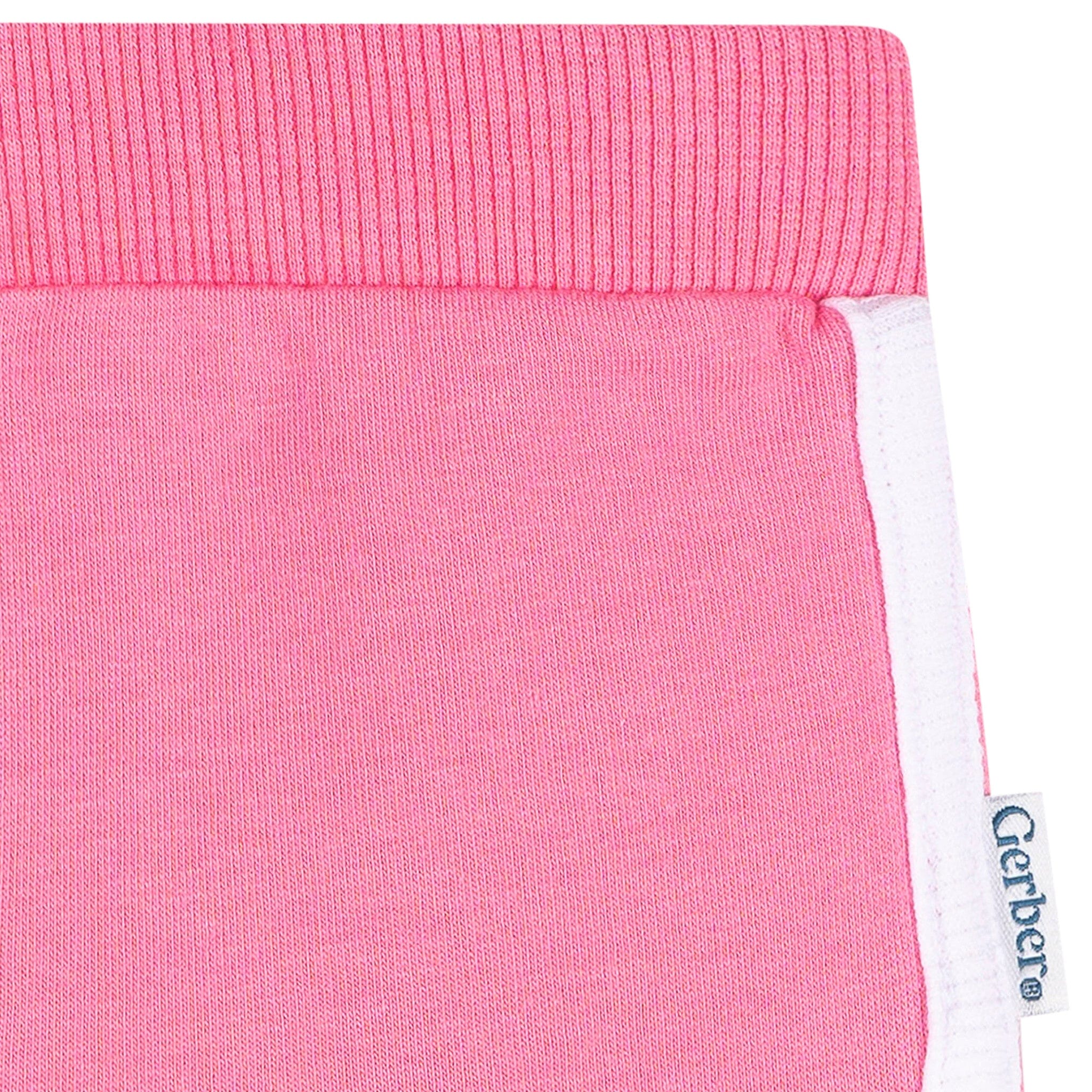 2-Pack Baby & Toddler Girls Green & Pink Knit Dolphin Shorts Pants & Bottoms Gerber® 
