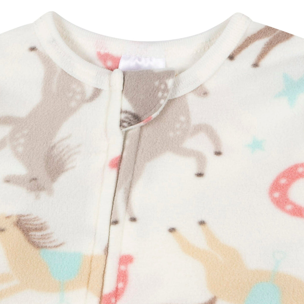 2-Pack Baby & Toddler Girls Horses Footed Fleece Pajamas Sleepwear Gerber® 