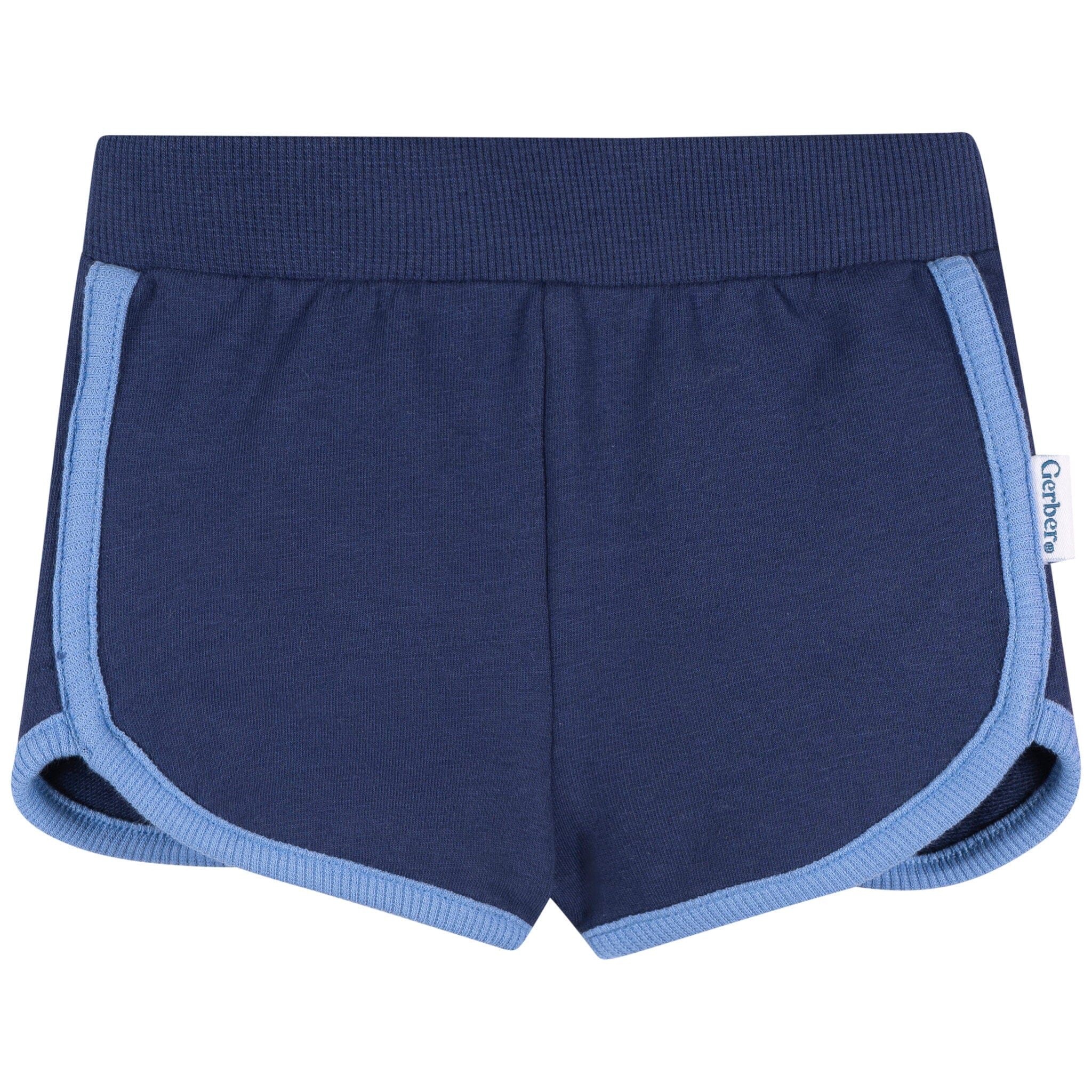 2-Pack Baby & Toddler Girls Pink & Blue Knit Dolphin Shorts Pants & Bottoms Gerber® 