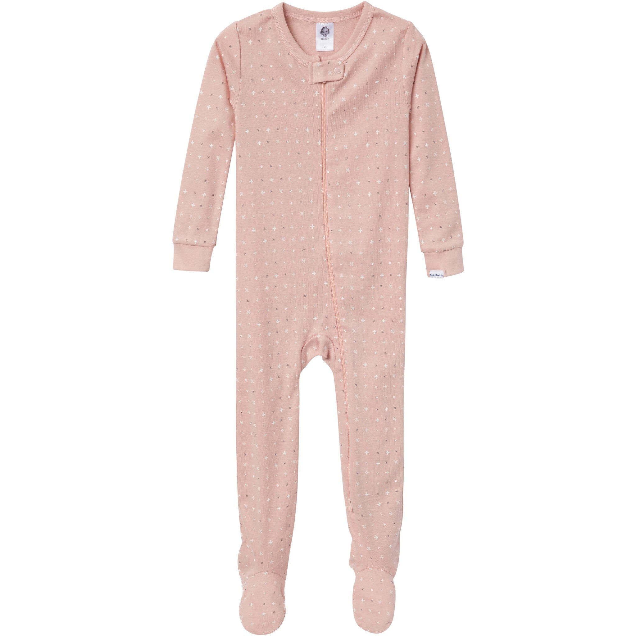 2-Pack Baby & Toddler Neutral Dog Snug Fit Footed Pajamas