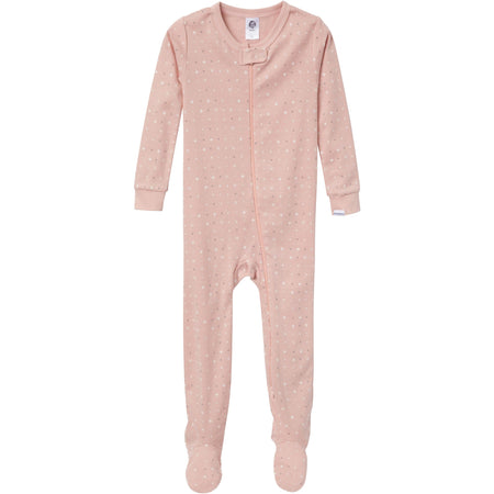 2-Pack Baby & Toddler Girl Dog Snug Fit Footed Pajamas