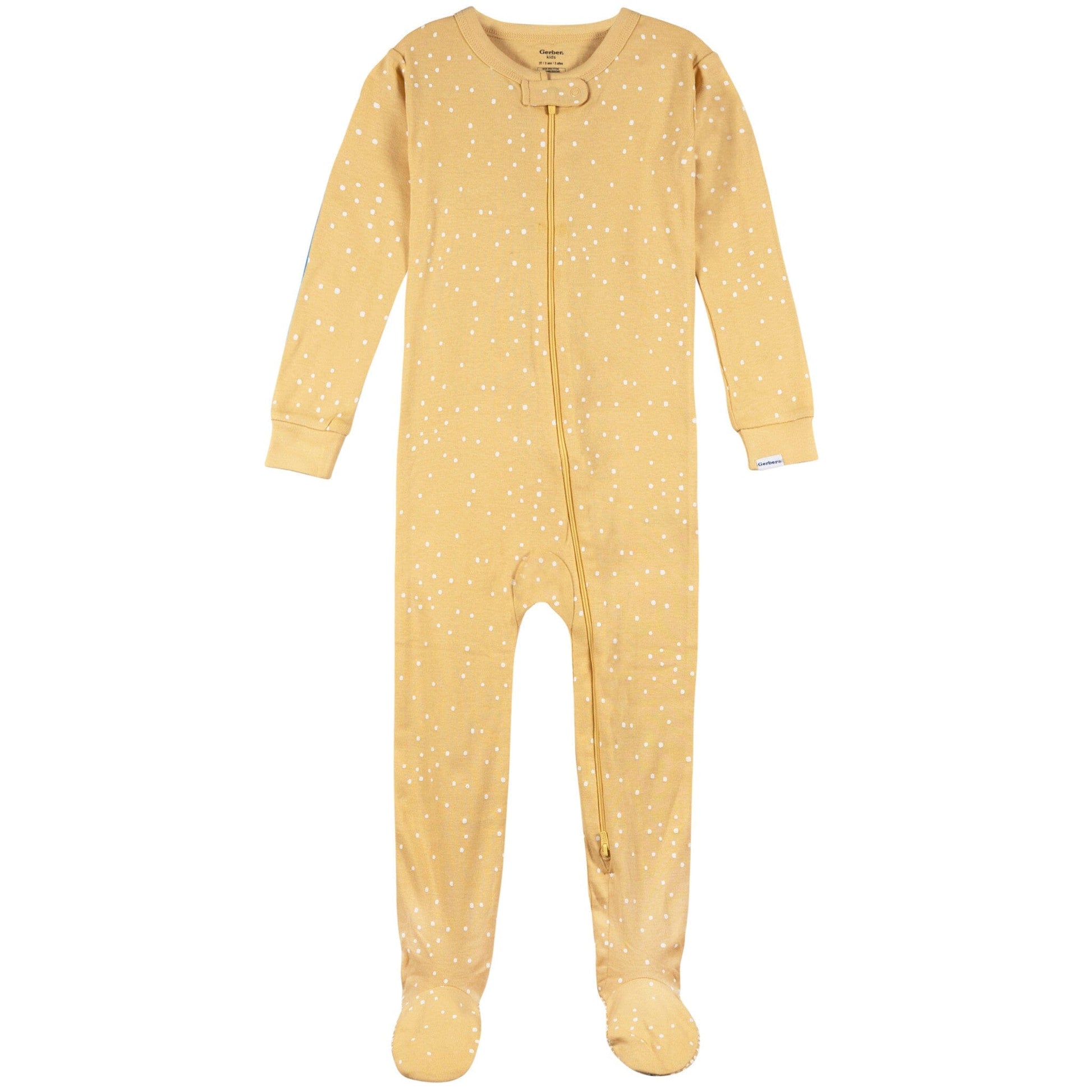 2-Pack Baby & Toddler Neutral Safari Snug Fit Footed Pajamas