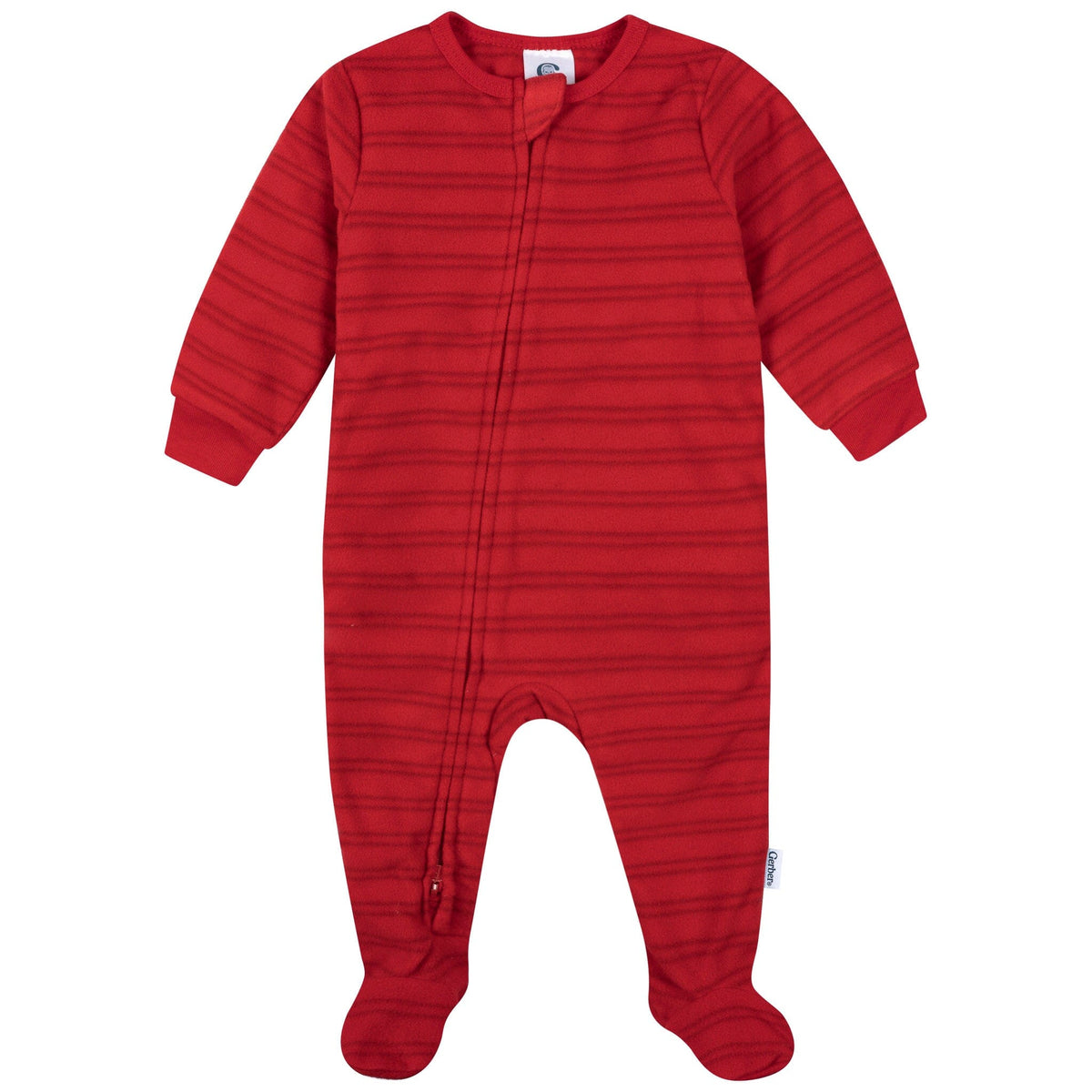 2-Pack Baby & Toddler Neutral Santas Footed Fleece Pajamas Sleepwear Gerber® 