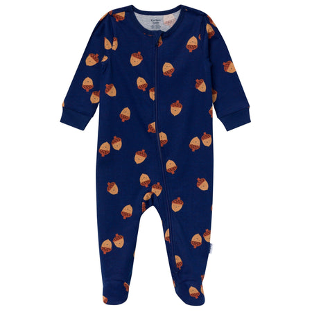 2-Pack Baby Boys Acorn Stripes Sleep 'N Play