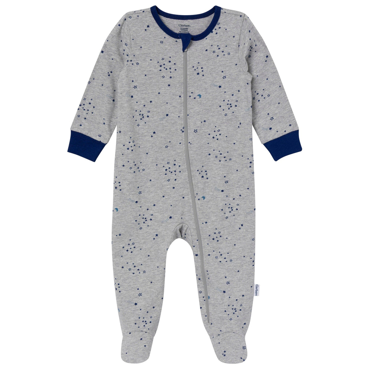 2-Pack Baby Boys Blue Dogs & Stars Sleep 'N Play sleepwear Gerber® 