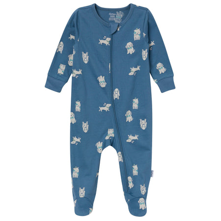 2-Pack Baby Boys Blue Dogs & Stars Sleep 'N Play