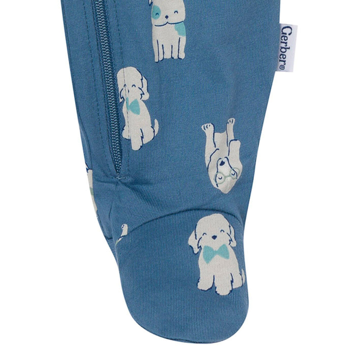 2-Pack Baby Boys Blue Dogs & Stars Sleep 'N Play sleepwear Gerber® 