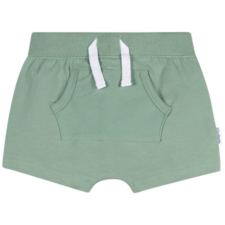 2-Pack Baby Boys Blue & Green Shorts