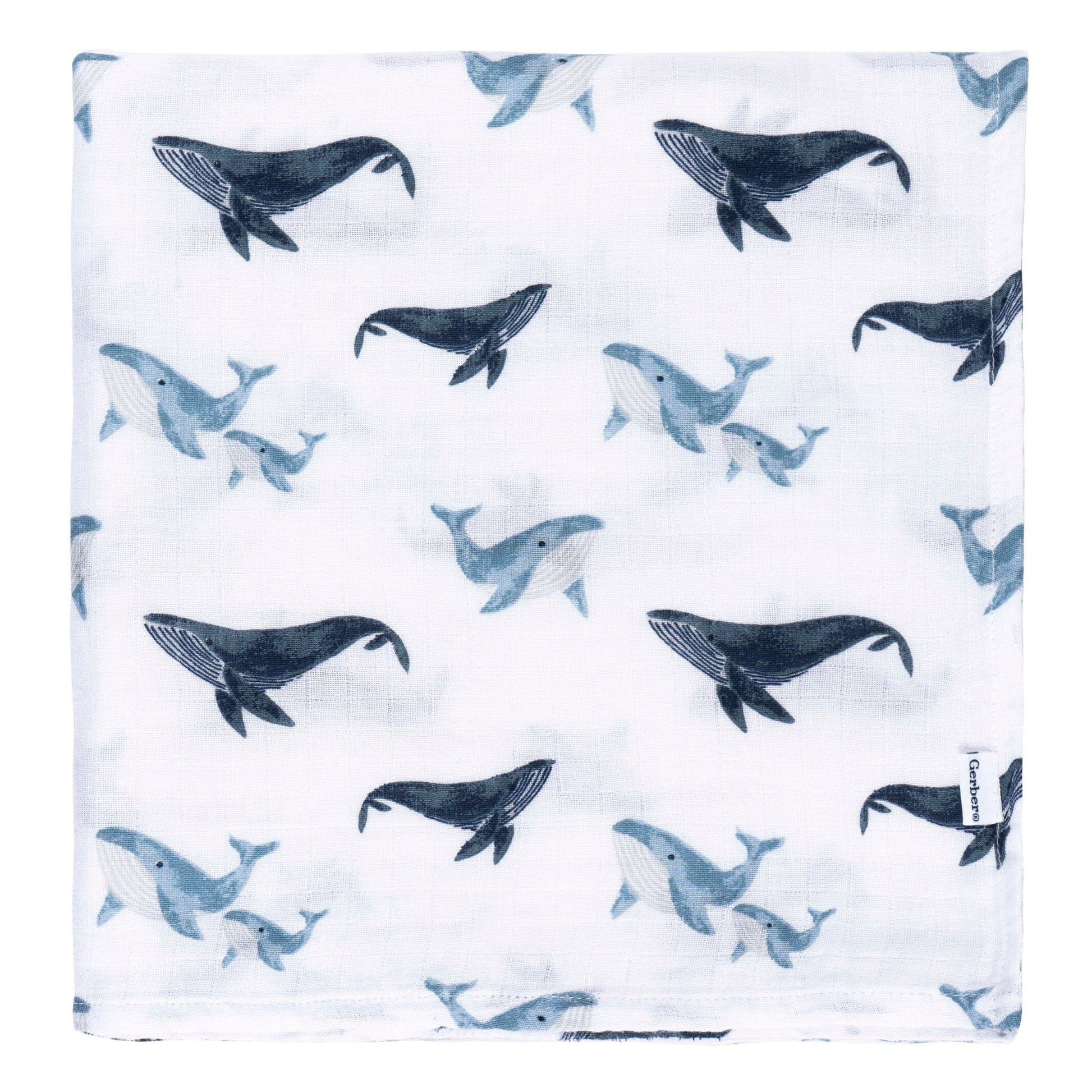 2-Pack Baby Boys Coastal Calm Muslin Blanket