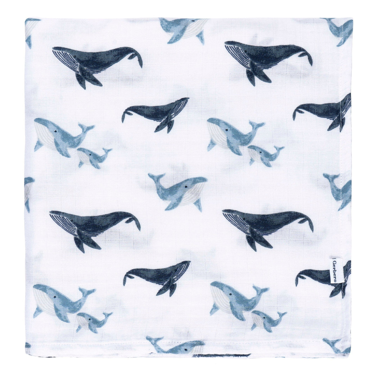 2-Pack Baby Boys Coastal Calm Muslin Blanket