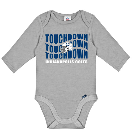 2-Pack Baby Boys Indianapolis Colts Long Sleeve Bodysuit Set