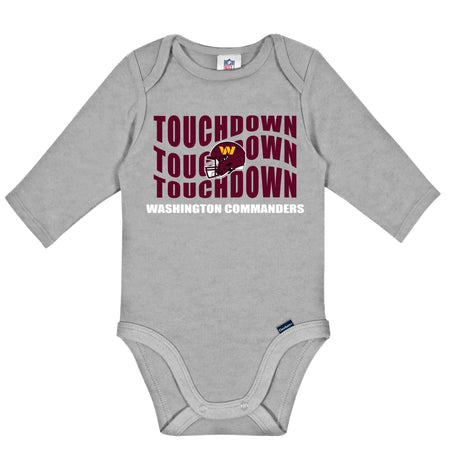 2-Pack Baby Boys Commanders Long Sleeve Bodysuit Set