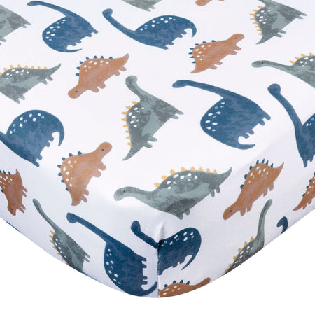 2-Pack Baby Boys Dino Time Crib Sheet