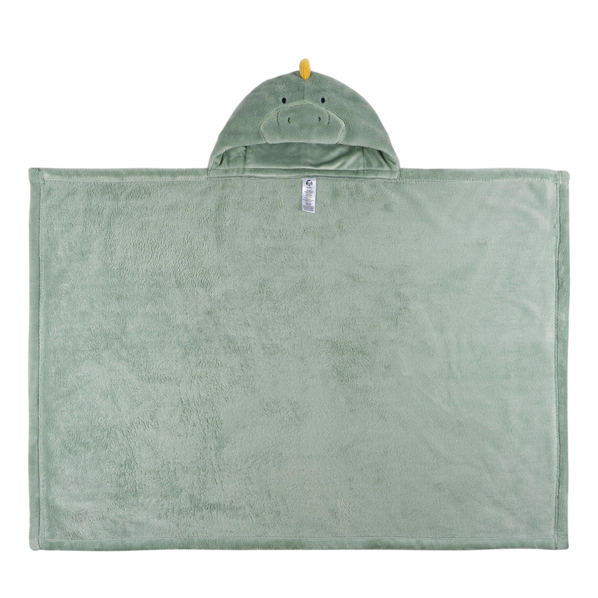 2-Pack Baby Boys Dino Time Hooded Wearable Blanket & Security Blanket Set