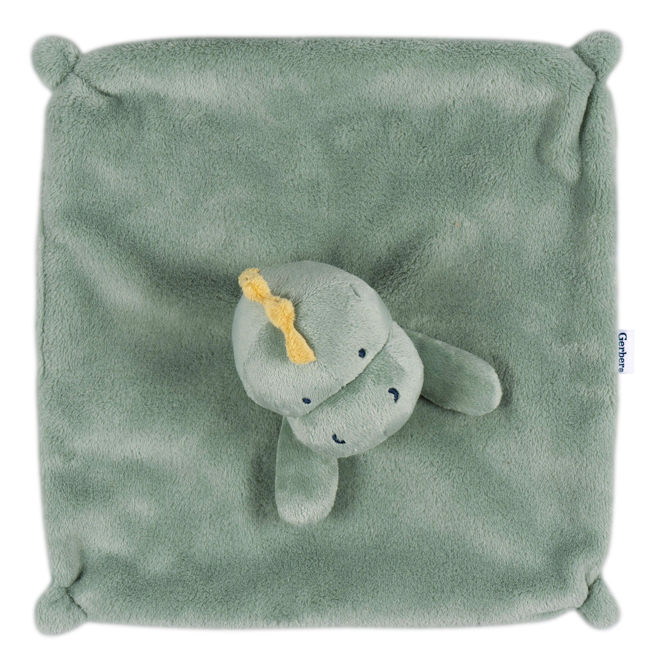2-Pack Baby Boys Dino Time Hooded Wearable Blanket & Security Blanket Set