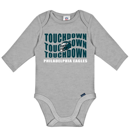 2-Pack Baby Boys Philadelphia Eagles Long Sleeve Bodysuit Set