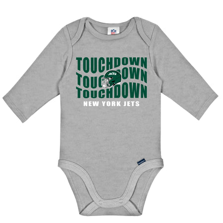 2-Pack Baby Boys New York Jets Long Sleeve Bodysuit Set