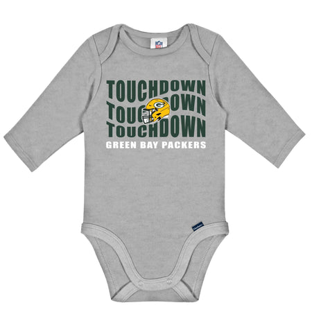 2-Pack Baby Boys Green Bay Packers Long Sleeve Bodysuit Set