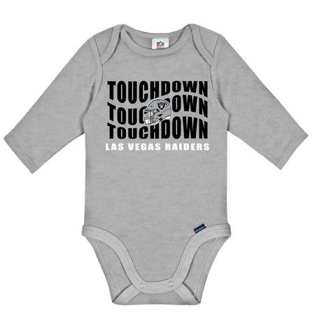 2-Pack Baby Boys Las Vegas Raiders Long Sleeve Bodysuits
