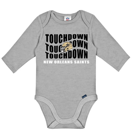 2-Pack Baby Boys New Orleans Saints Long Sleeve Bodysuits
