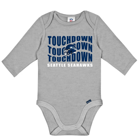 2-Pack Baby Boys Seattle Seahawks Long Sleeve Bodysuits