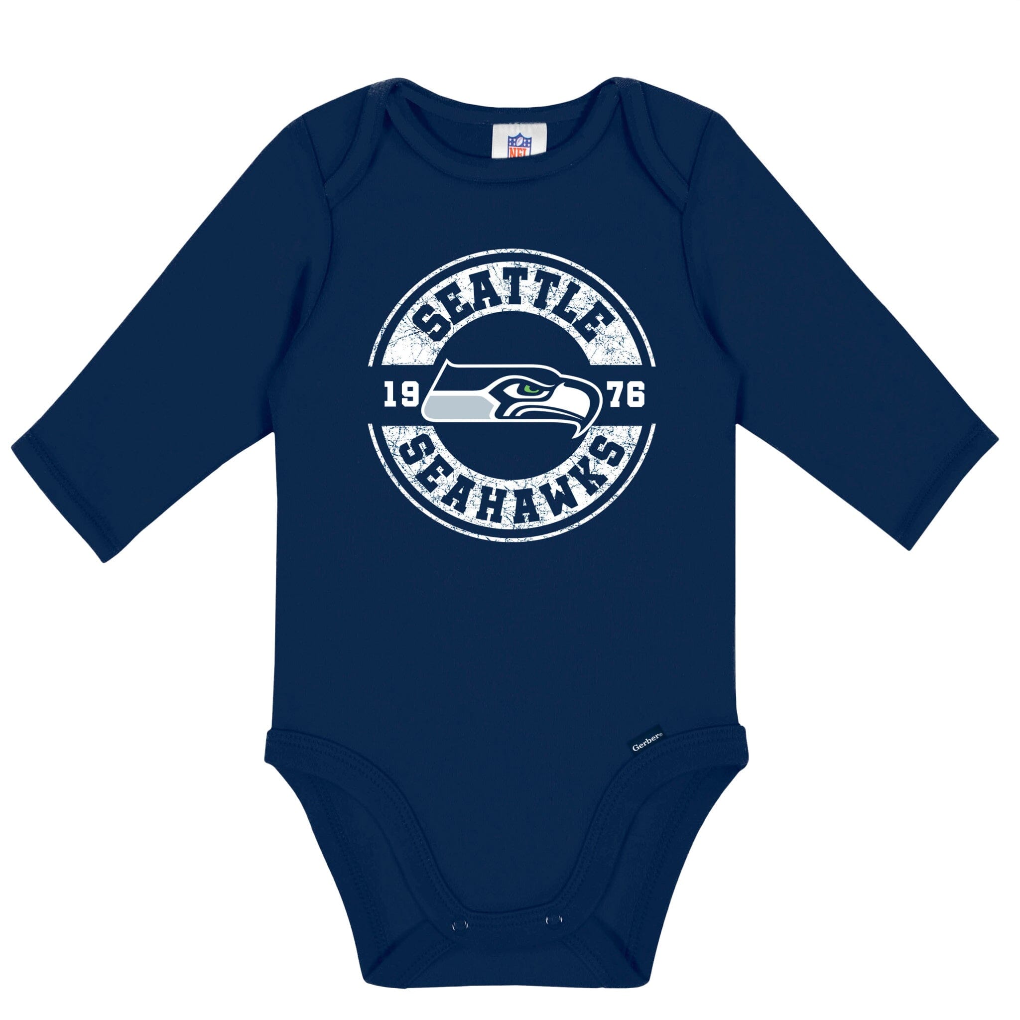 2-Pack Baby Boys Seattle Seahawks Long Sleeve Bodysuit Set NFL NFL 