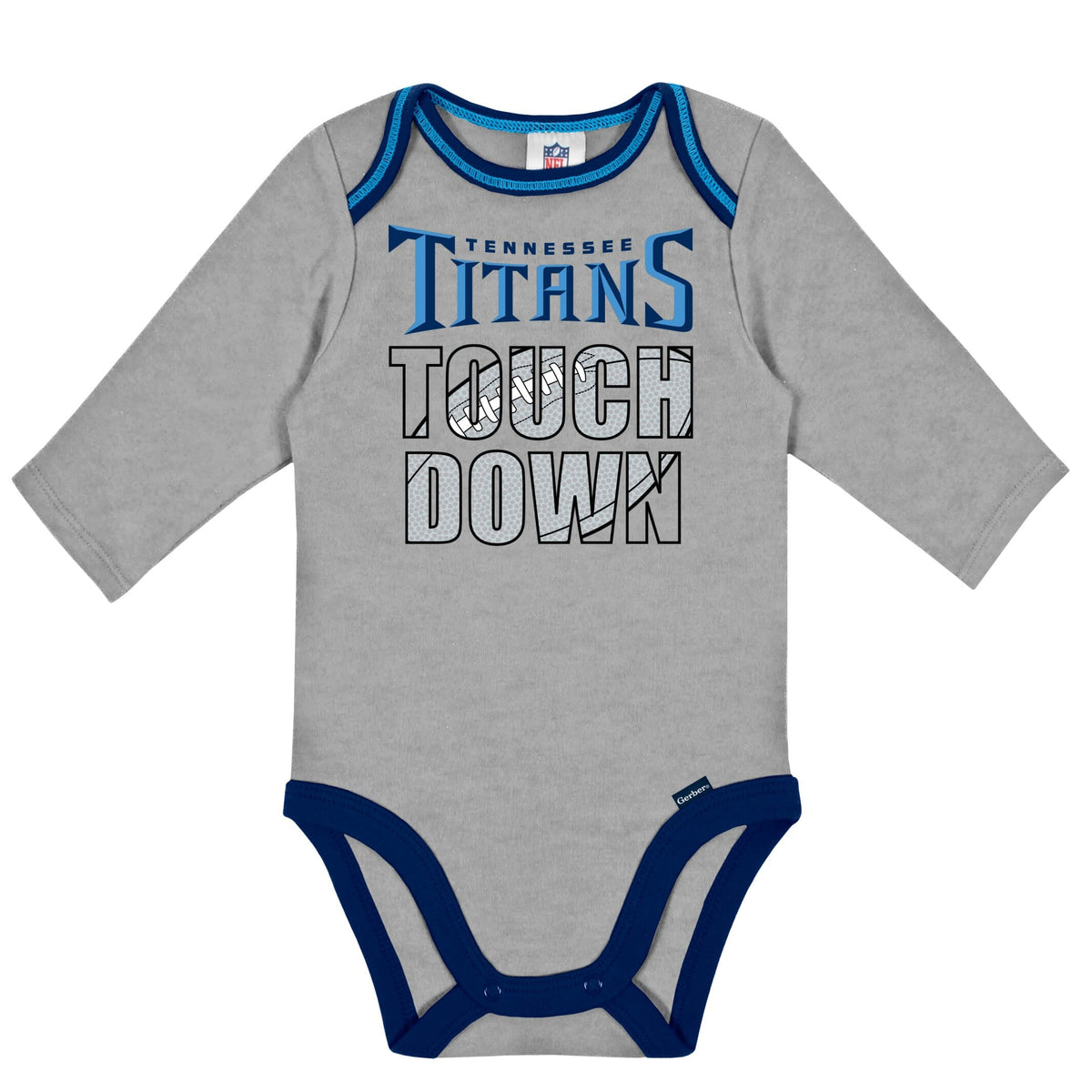 2-Pack Baby Boys Titans Long Sleeve Bodysuits