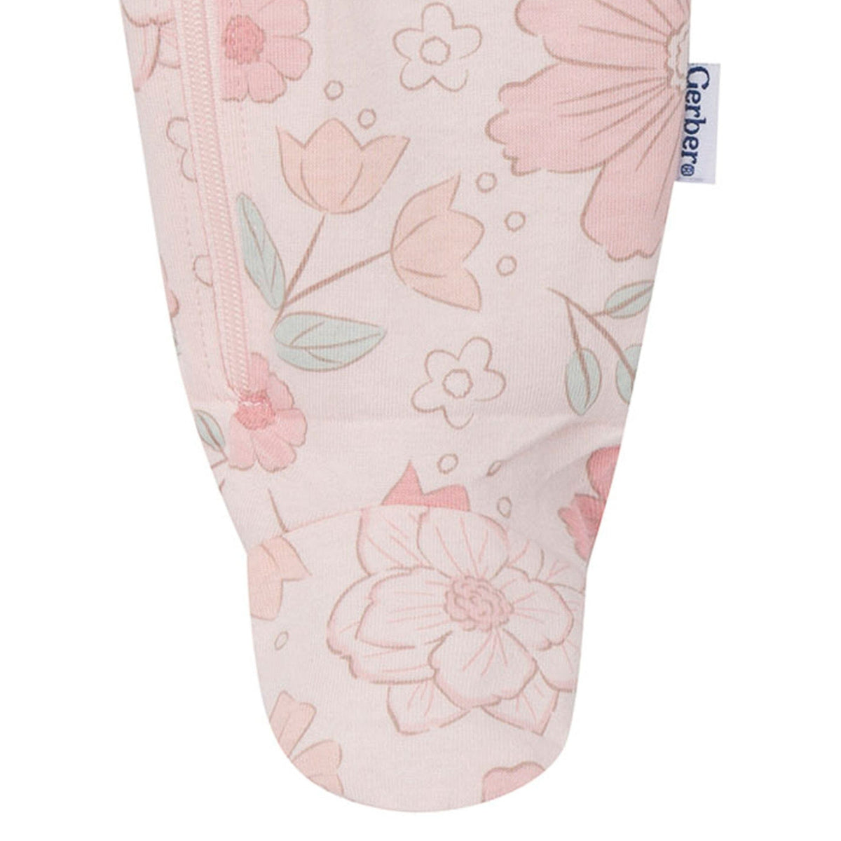 2-Pack Baby Girls Blush & Sage Floral Sleep 'N Play sleepwear Gerber® 